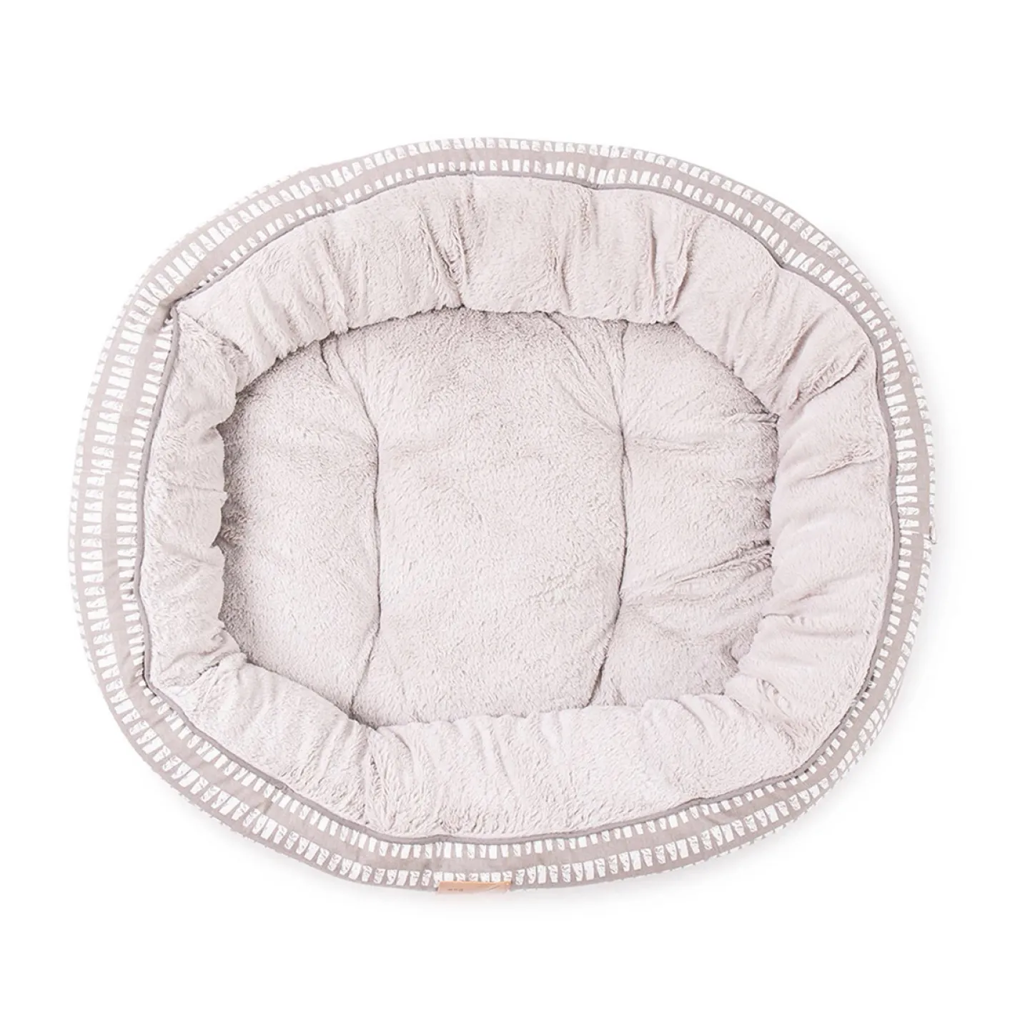 Mog and Bone Mog & Bone 4 Seasons Reversible Dog Bed - Latte Mosaic New