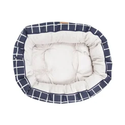 Mog and Bone Mog & Bone 4 Seasons Reversible Dog Bed - Navy Check Sale