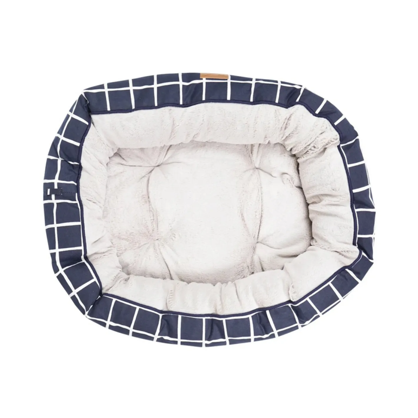 Mog and Bone Mog & Bone 4 Seasons Reversible Dog Bed - Navy Check Sale