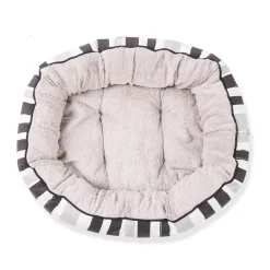 Mog and Bone Mog & Bone 4 Seasons Reversible Dog Bed - Pebble Black Brush Stroke Best