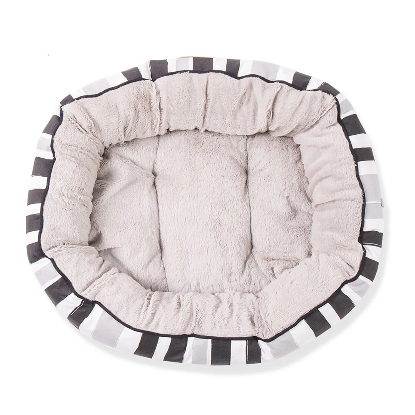 Mog and Bone Mog & Bone 4 Seasons Reversible Dog Bed - Pebble Black Brush Stroke Best