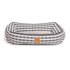 Mog and Bone Mog & Bone Bolster Dog Bed - Black & White Mosaic Clearance