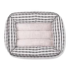 Mog and Bone Mog & Bone Bolster Dog Bed - Black & White Mosaic Clearance