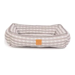 Mog and Bone Mog & Bone Bolster Dog Bed - Latte Mosaic New