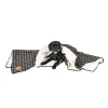 Mog and Bone Mog & Bone Soft Reversible Pet Blanket Black Metallic Cross Best