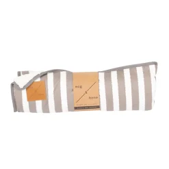 Mog and Bone Mog & Bone Soft Reversible Pet Blanket Latte Hamptons Stripe Outlet