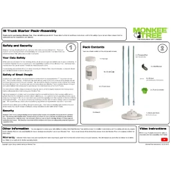 Monkee Tree - The Scalable Cat Climbing Ladder 12 Trunk Starter Pack Outlet