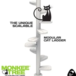 Monkee Tree - The Scalable Cat Climbing Ladder 18 Trunk Starter Pack Fashion