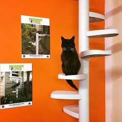 Monkee Tree - The Scalable Cat Climbing Ladder 18 Trunk Starter Pack in Black Hot