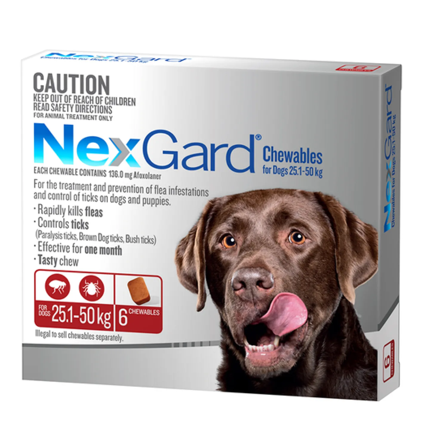 Nexgard Flea & Tick Chew for Dogs - 6 Pack Discount