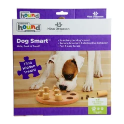 Nina Ottosson Dog Smart Wooden Interactive Dog Game & Toy - Orange Outlet