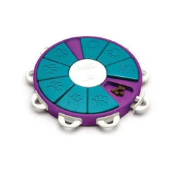 Nina Ottosson Interactive Treat Hiding Dog Toy Game - The Twister in Purple Best