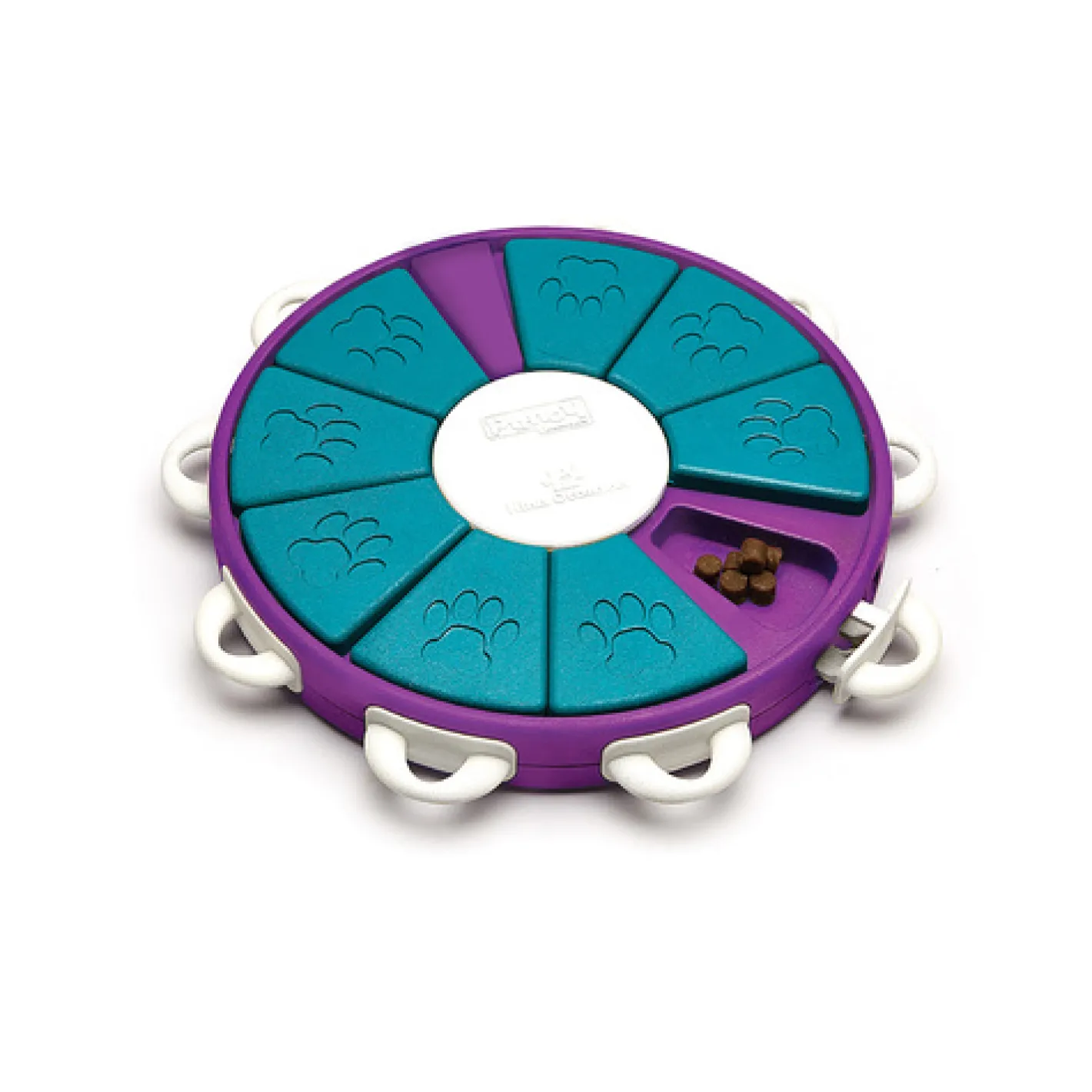 Nina Ottosson Interactive Treat Hiding Dog Toy Game - The Twister in Purple Best
