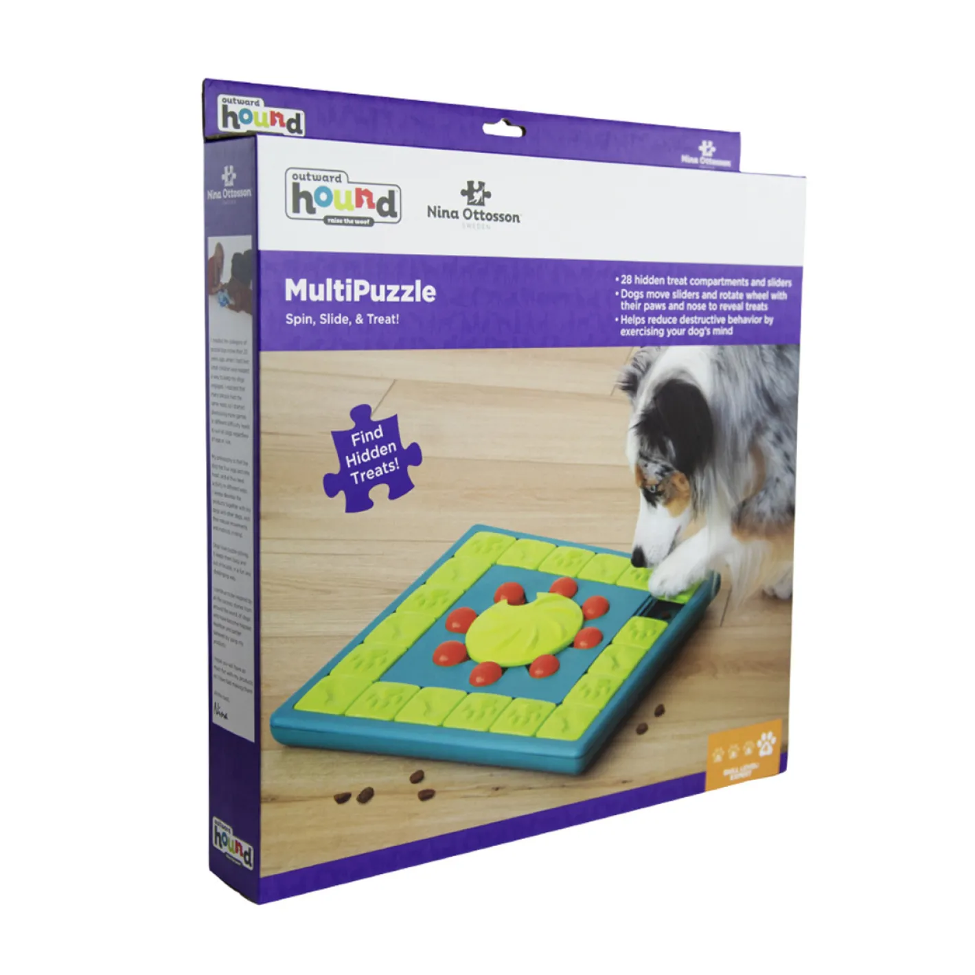 Nina Ottosson Multipuzzle Treat Dispensing Interactive Dog Game Level 4 Discount
