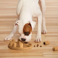 Nina Ottosson Smart Interactive Dog Toy in Wooden Composite Hot