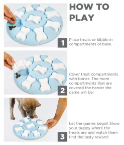 Nina Ottosson Smart Interactive Puzzle Dog Toy for Puppies - Level 1 Outlet