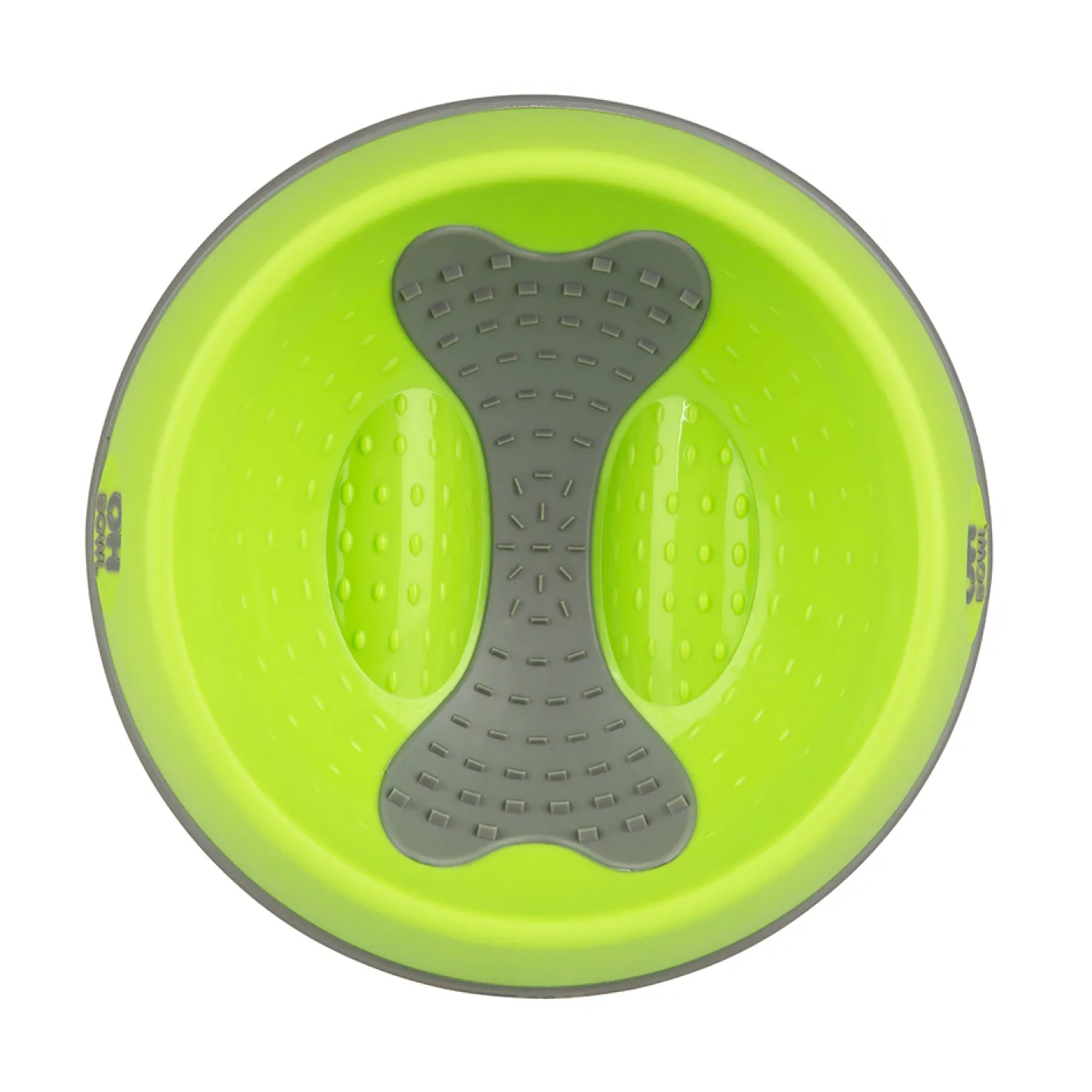 Lickimat Oh Bowl Slow Food Tongue Cleaning Dog Food Bowl - Green Clearance