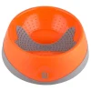 Lickimat Oh Bowl Slow Food Tongue Cleaning Dog Food Bowl - Orange - Medium Best
