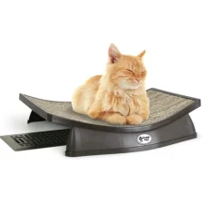 Omega Paw Lazy Lounger Curved Siesta Cat Bed Discount