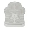 Omega Paw Litter Mat - Paw Shaped Washable Litter Trapping Pad New
