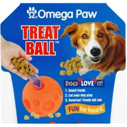 Omega Paw Tricky Treat Ball Treat & Food Dispensing Dog Toy Discount