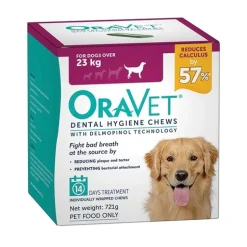 Oravet Plaque & Tartar Control Chews for Large Dogs over 23kg - 14 Chews Online