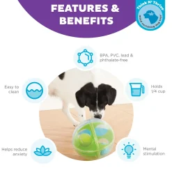 Outward Hound A-Maze Ball Dog Puzzle Treat Ball Dog Enrichment Toy Clearance