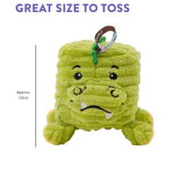 Outward Hound Cube-Eez 2-in-1 Squeaker Dog Toy - Gator Best