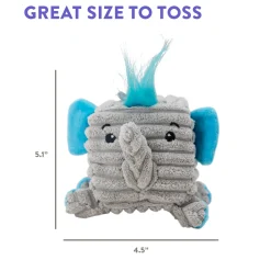 Outward Hound Cube-Eez 2-in-1 Squeaker Dog Toy - Elephant Online