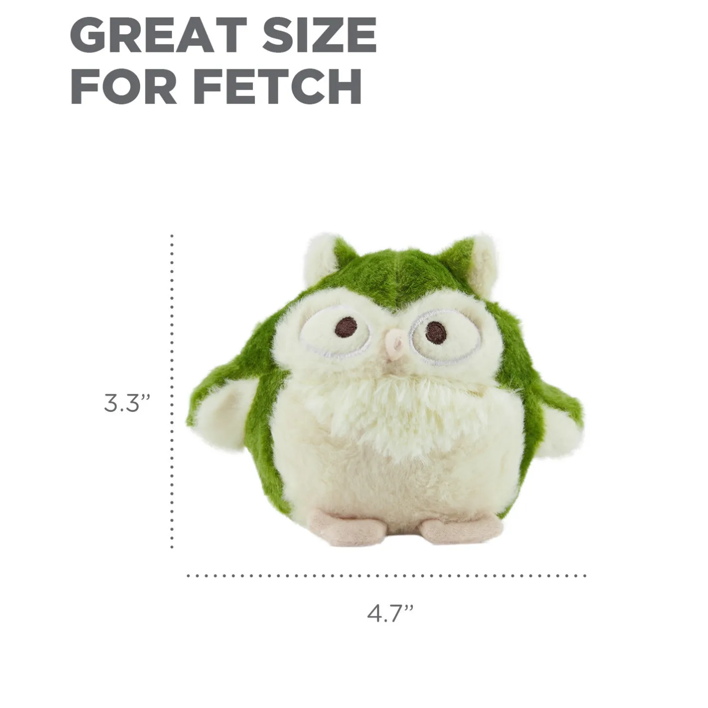Outward Hound Durable Plush Dog Toy - Howling Hoots Online