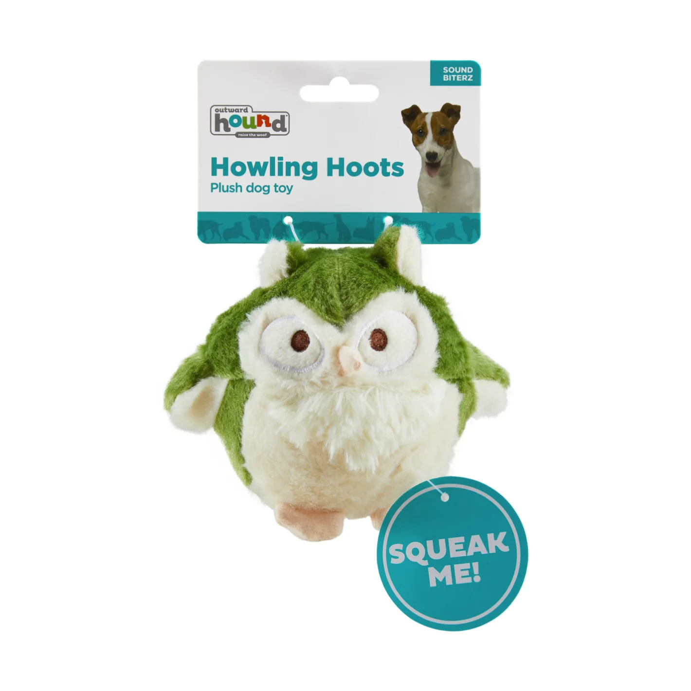 Outward Hound Durable Plush Dog Toy - Howling Hoots Online