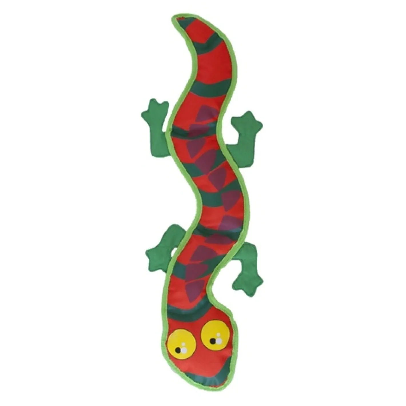 Outward Hound Fire Biterz Tough Dog Toy - Exotic Lizard Fashion