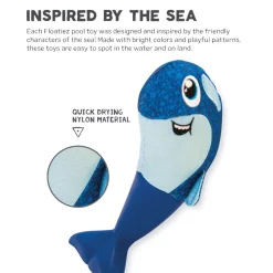 Outward Hound Floatiez Orca Whale Bobber Floating Squeaker Dog Toy Outlet