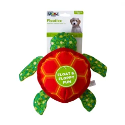 Outward Hound Floatiez Turtle Floating Squeaker Dog Toy Hot