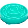 Outward Hound Fun Feeder Interactive Slow Bowl for Dogs - Teal Drop Fashion