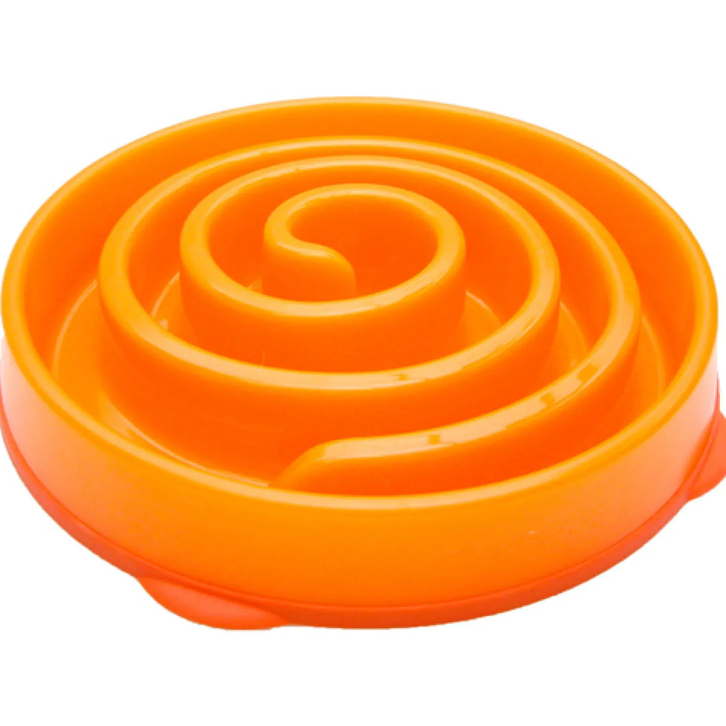 Outward Hound Fun Feeder Slow Bowl for Dogs - Orange Coral Maze Fashion