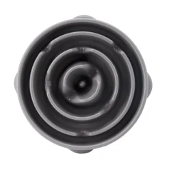Outward Hound Fun Feeder Slow Dog Food Bowl - Grey Drop - Large Online