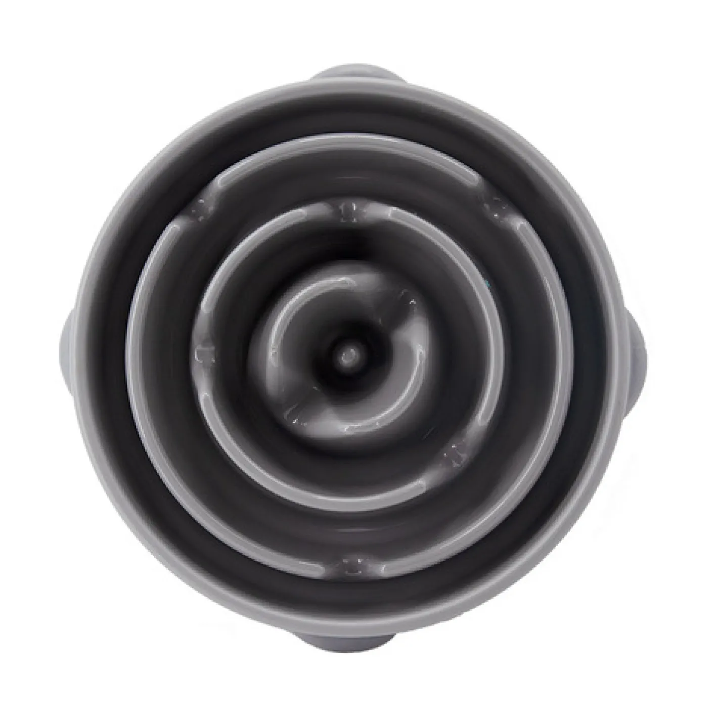 Outward Hound Fun Feeder Slow Dog Food Bowl - Grey Drop - Large Online