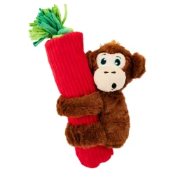 Outward Hound 3-in-1 Tug & Toss Dog Toy - Cuddly Climbers Monkey Sale