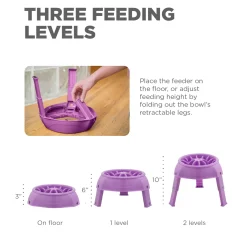 Outward Hound 3-in-1 Up Height Adjustable Dog Bowl Hot