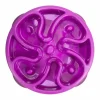 Outward Hound Mini Fun Feeder Interactive Slow Bowl for Dogs - Purple Flower Clearance