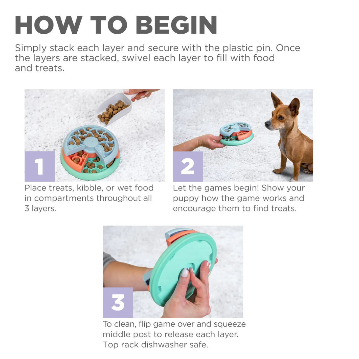 Outward Hound Puppy Lickin' Layers Slow Food Dog Bowl Outlet