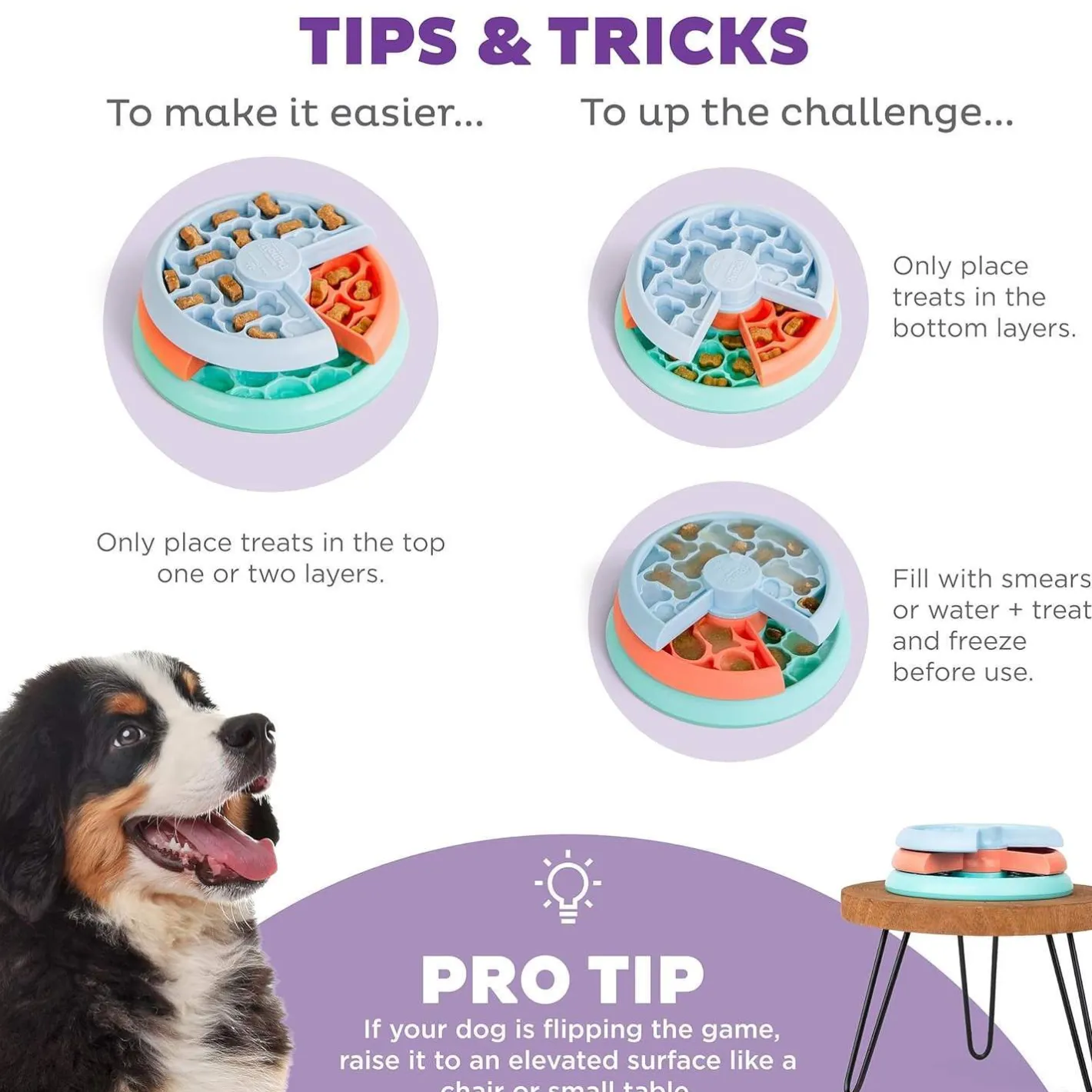 Outward Hound Puppy Lickin' Layers Slow Food Dog Bowl Outlet