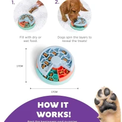 Outward Hound Puppy Lickin' Layers Slow Food Dog Bowl Outlet
