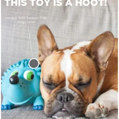 Outward Hound Tootiez Latex Rubber Grunter Dog Toy - Large Hedgehog Hot