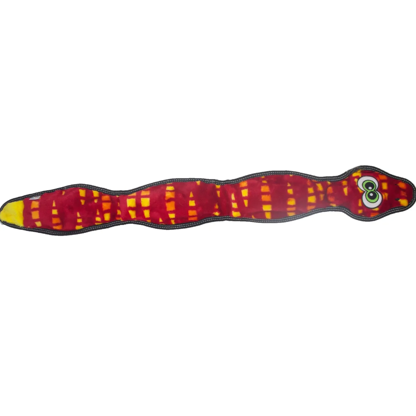 Outward Hound Tough Seamz 6-Squeaker Snake Dog Toy with No Stuffing Sale