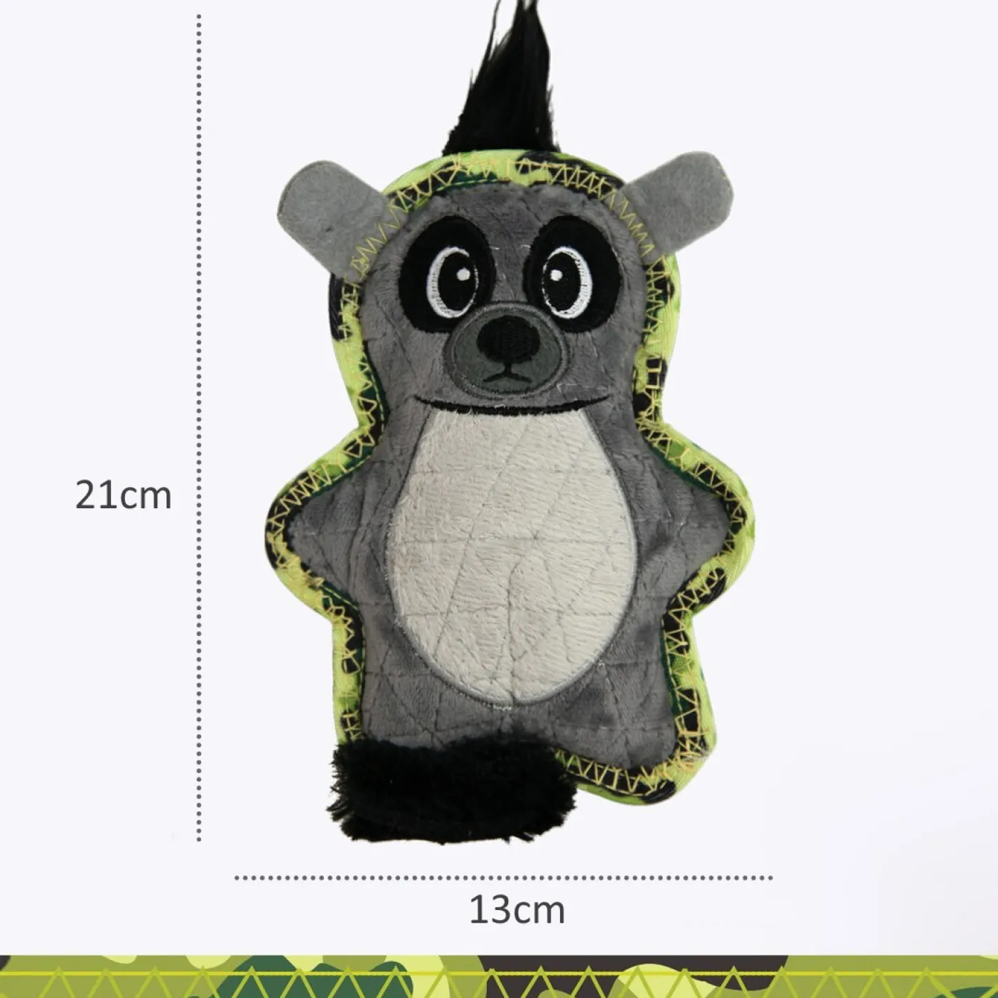 Outward Hound Xtreme Seamz Squeaker Dog Toy - Lemur Clearance