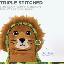 Outward Hound Xtreme Seamz Squeaker Dog Toy - Lion Online