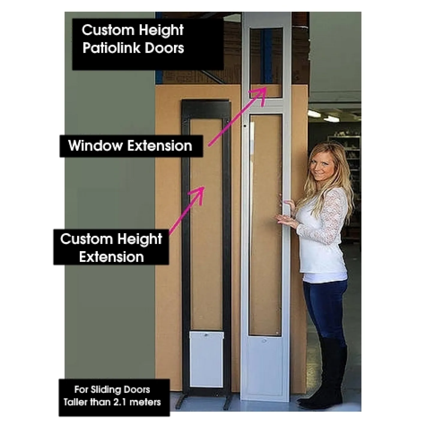 Patiolink Custom Height Extension ONLY up to 3m - DOOR SOLD SEPARATELY Sale