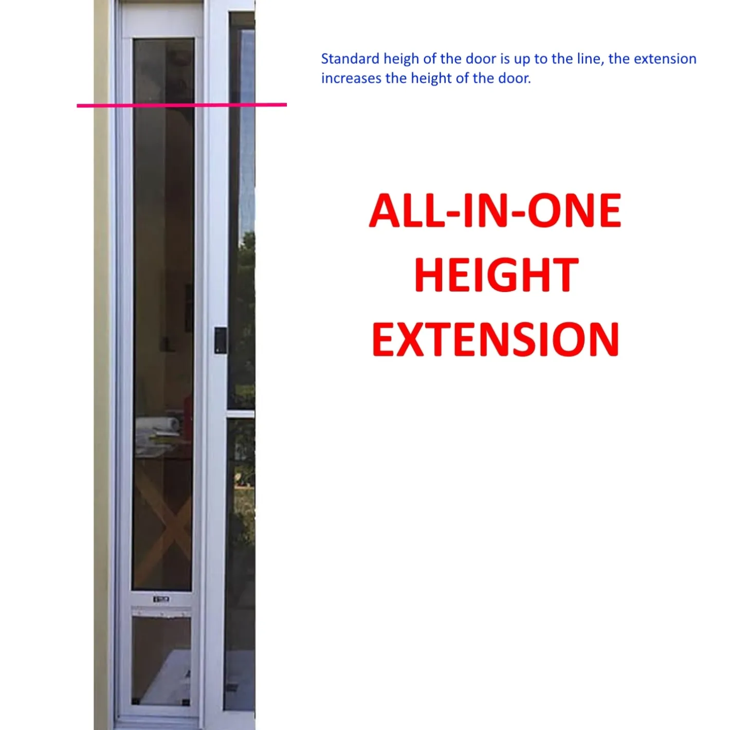 Patiolink Custom Height Extension ONLY up to 3m - DOOR SOLD SEPARATELY Sale